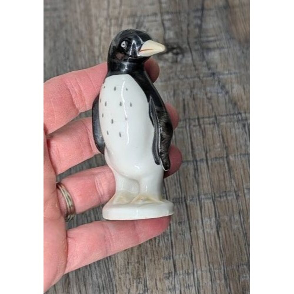 Vintage Japan Porcelain Penguin Figurine MCM Style 3.5”